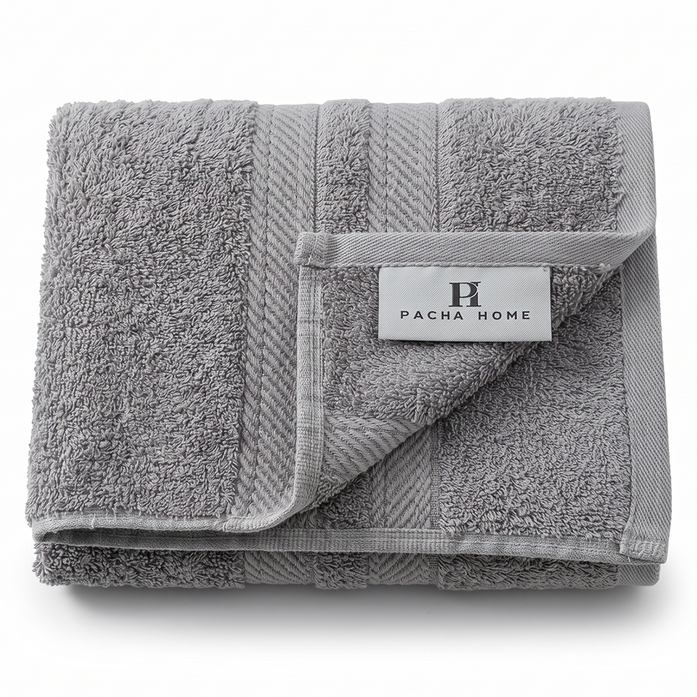 Pacha home Braid Bamboo Cotton Towel