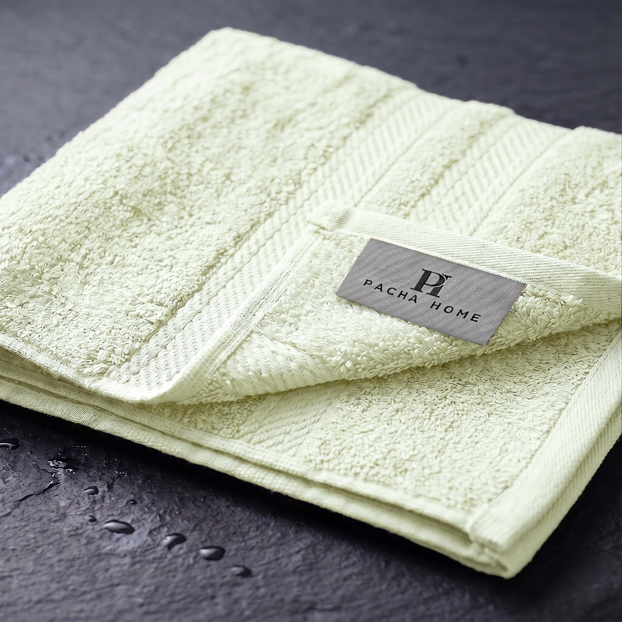 Pacha home Braid Bamboo Cotton Towel