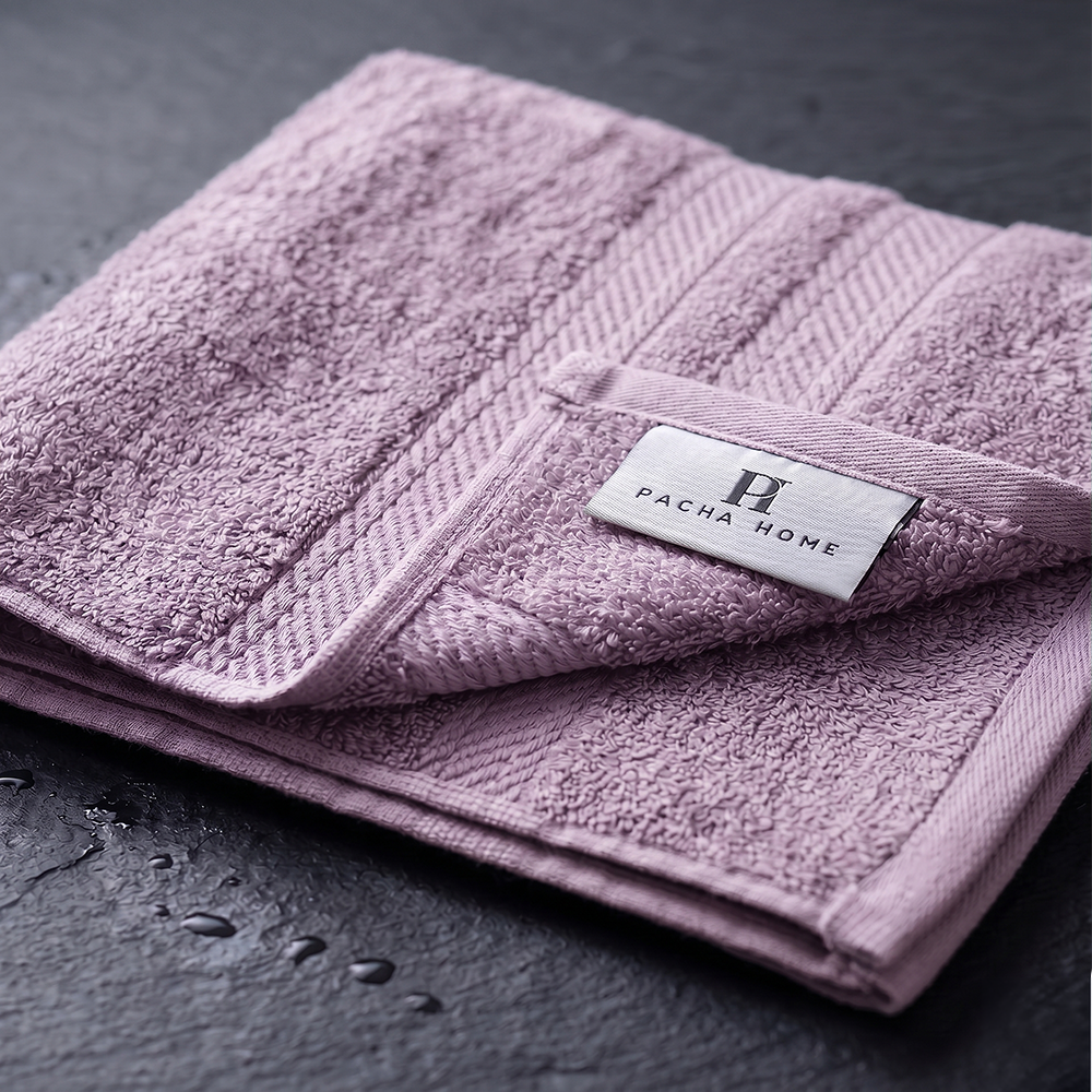 Pacha home Braid Bamboo Cotton Towel