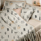 PASHA HOME PRINTED BED SHEETS PSMF