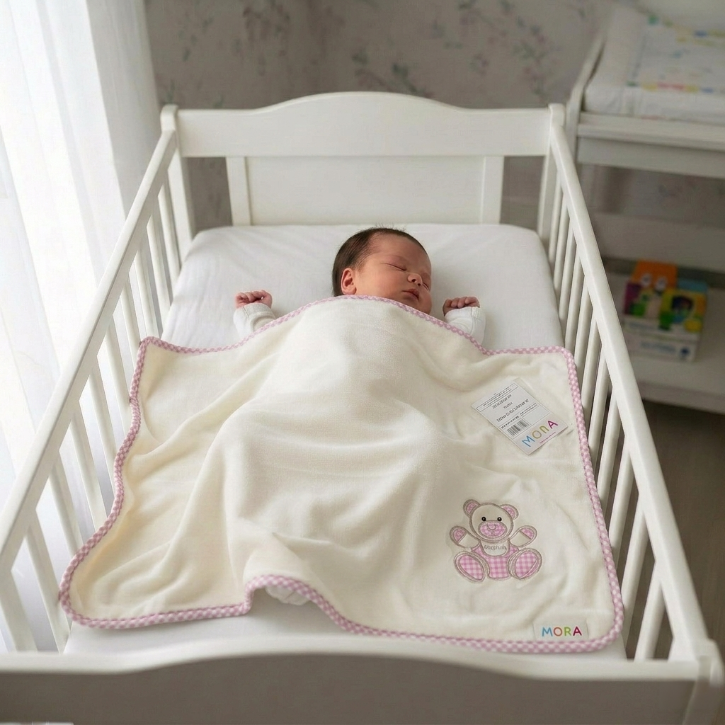 Mora Dolcce Emb Blanket Model B64