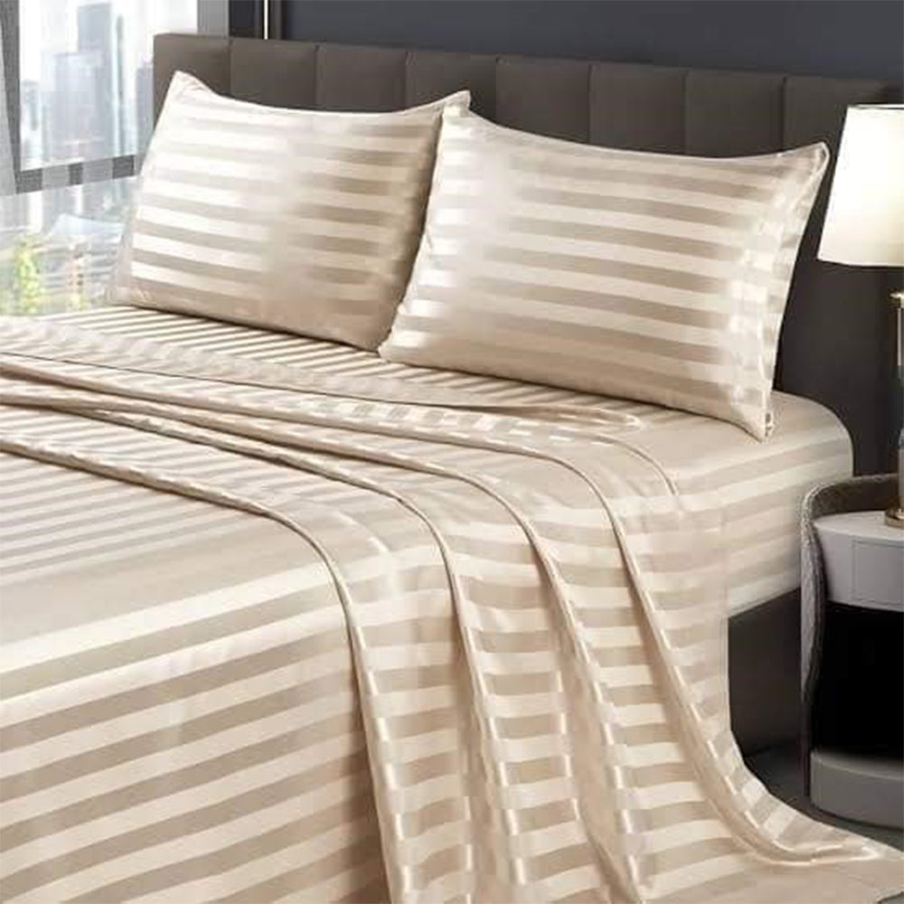PACHA HOME SET STRIPES BED SHEETS