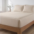 PACHA HOME Embossed Fitted Bed Sheet Model EFMF