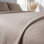 Pacha Home Embossed Solid  Bed Sheet Flat Set Model ESMF