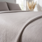 Pacha Home Embossed Solid  Bed Sheet Flat Set Model ESMF