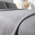 Pacha Home Embossed Solid  Bed Sheet Flat Set Model ESMF