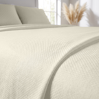 Pacha Home Embossed Solid  Bed Sheet Flat Set Model ESMF