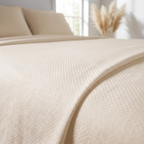 Pacha Home Embossed Solid  Bed Sheet Flat Set Model ESMF