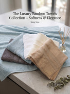 Pacha home Braid Bamboo Cotton Towel