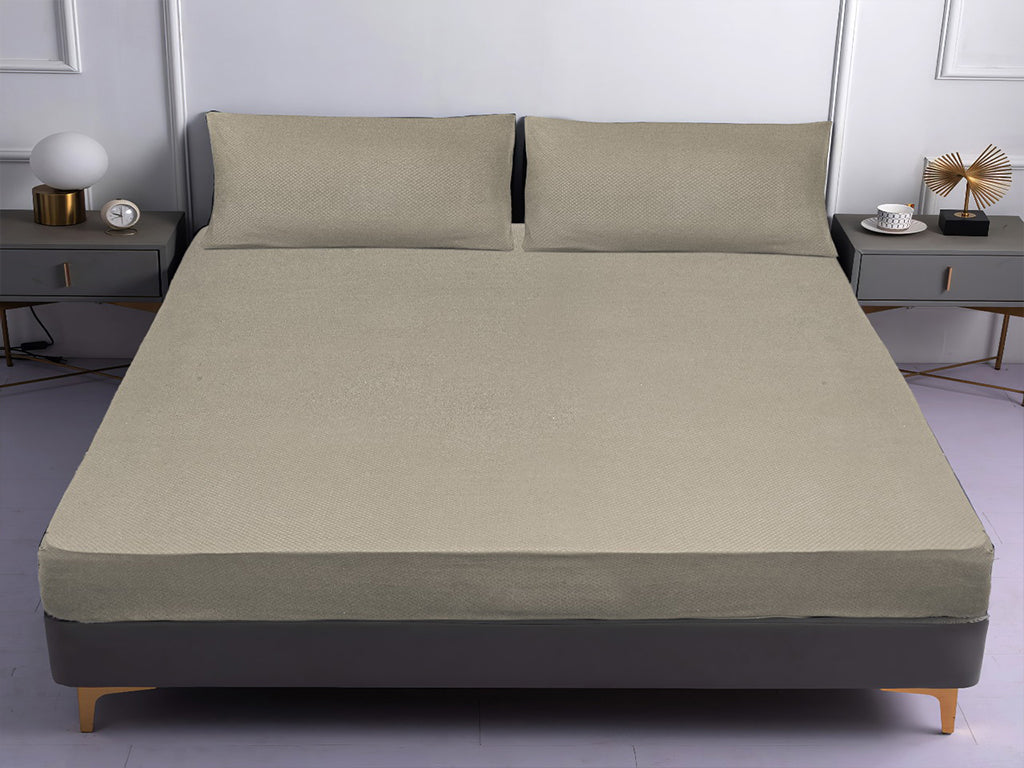 PACHA HOME Embossed Fitted Bed Sheet Model EFMF