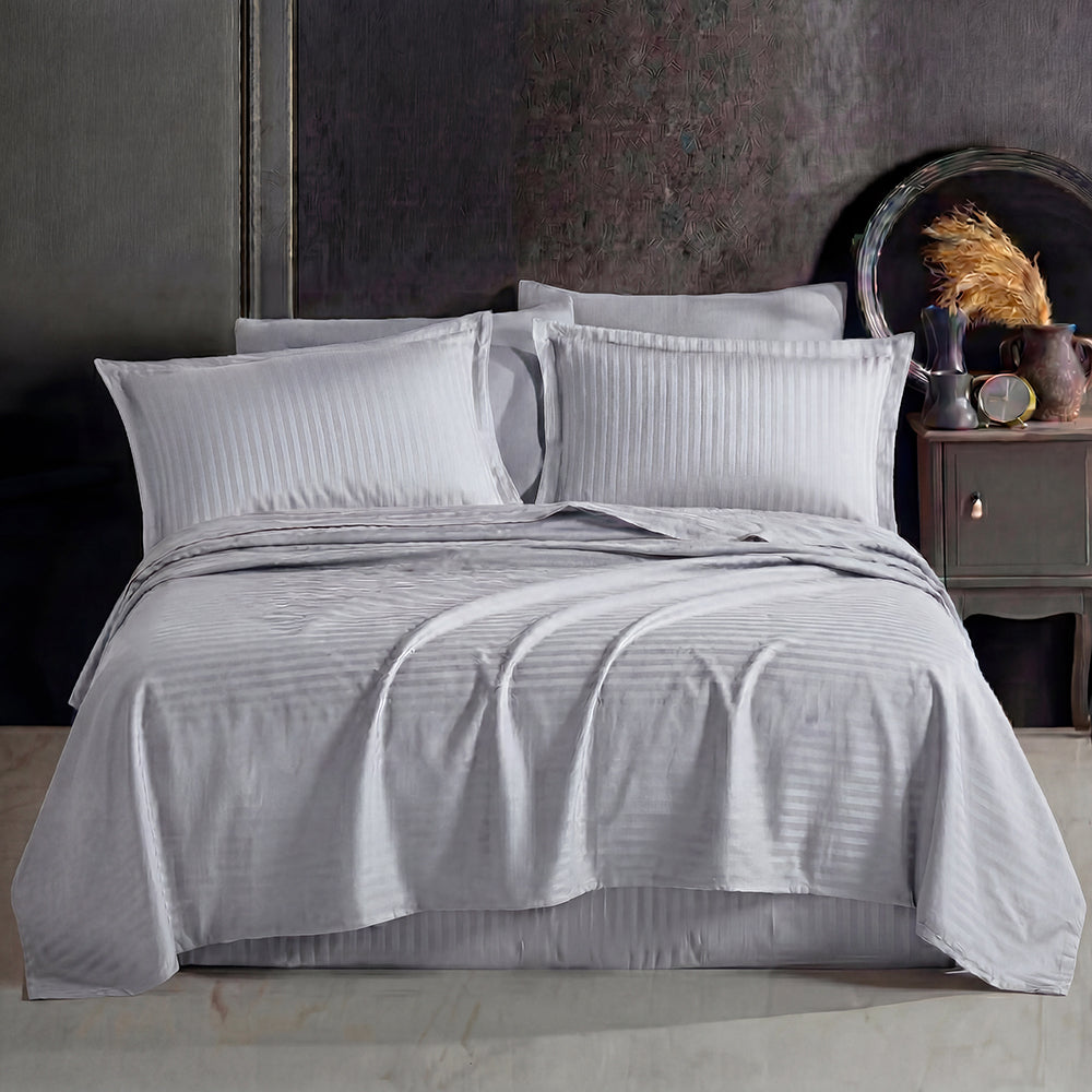 PACHA HOME SET STRIPES BED SHEETS