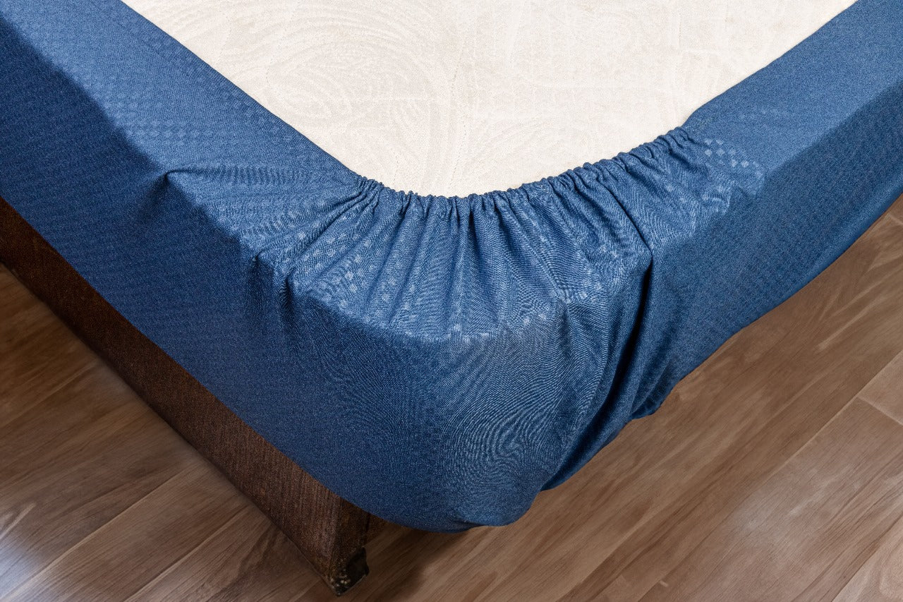 PACHA HOME Embossed Fitted Bed Sheet Model EFMF