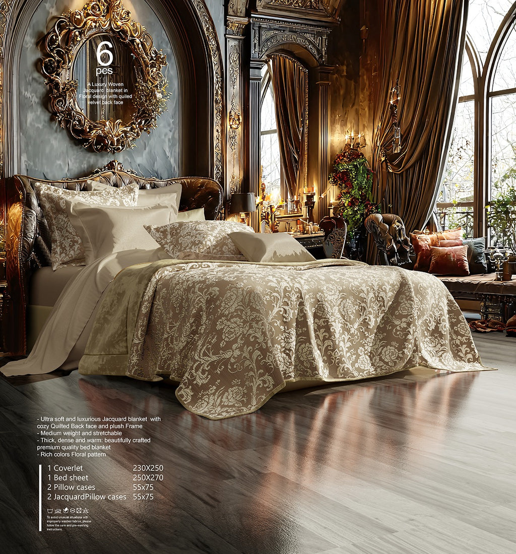 Pacha Home Jaq Upholstery Bedspread Set