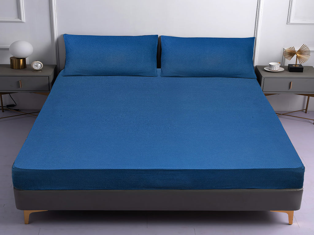 PACHA HOME Embossed Fitted Bed Sheet Model EFMF