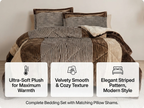 Printed Stripes Comforter