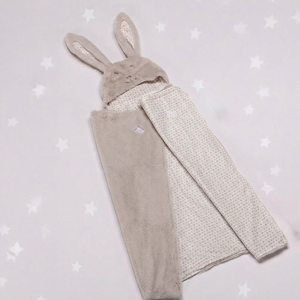 Mora Baby Pompon Rabbit Blanket Model P88