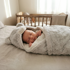Mora Baby Pompon Bear Blanket Model P86