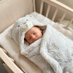 Mora Baby Pompon Bear Blanket Model P86