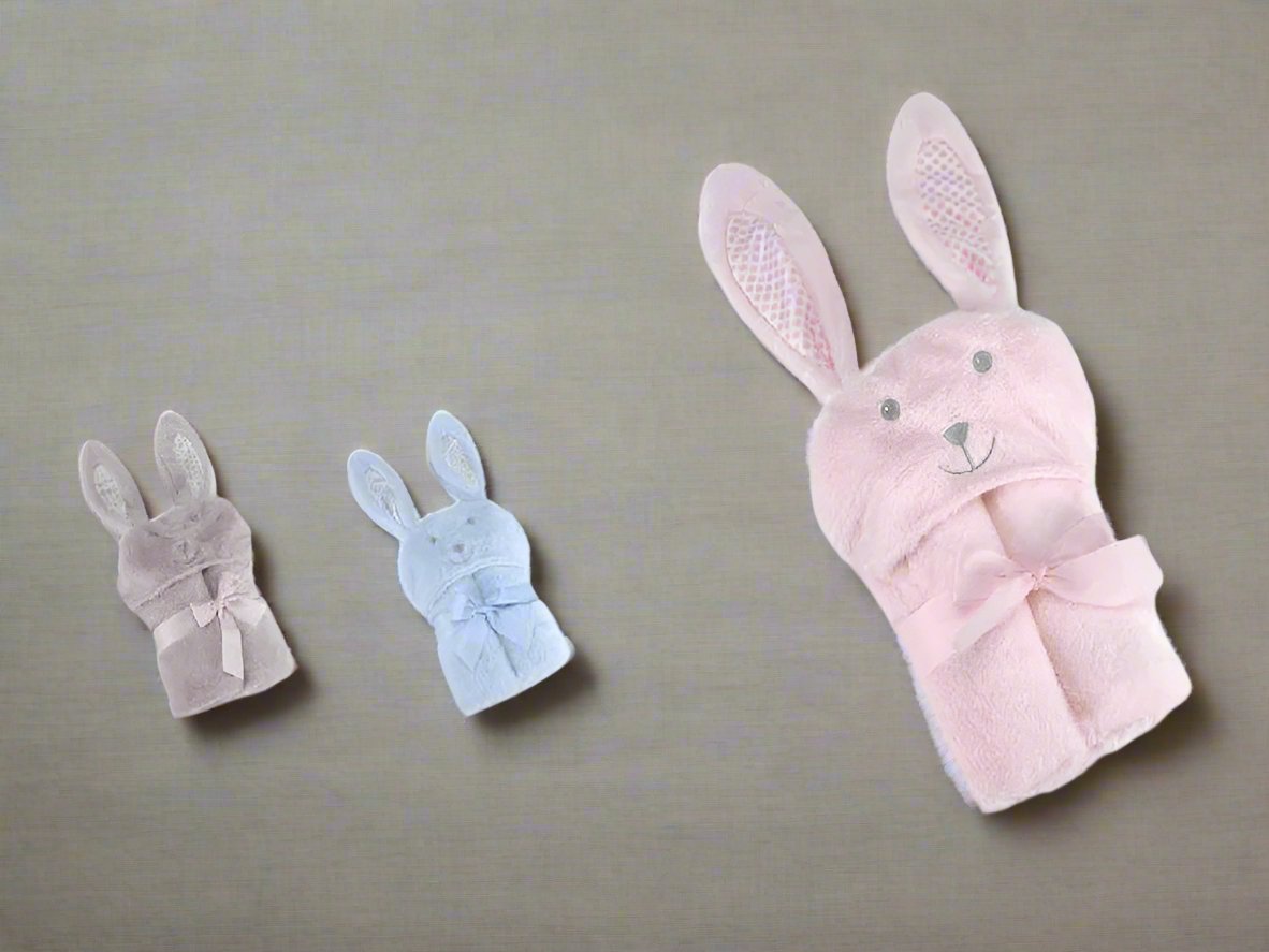 Mora Baby POMPON RABBIT Blanket Model P88