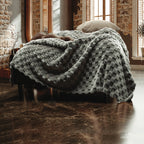 Pacha home Tala Jacquard Shreba Plaid Blanket