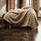Pacha home Tala Jacquard Shreba Plaid Blanket