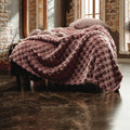 Pacha home Tala Jacquard Shreba Plaid Blanket