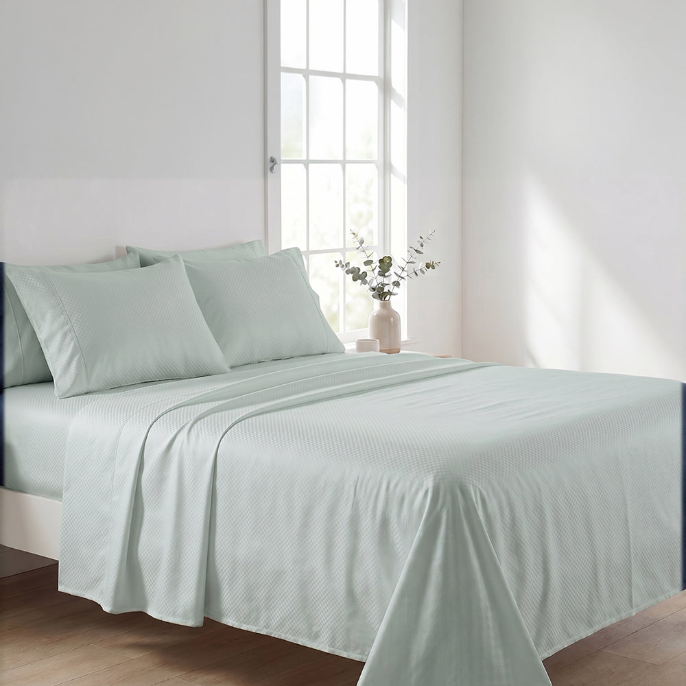 PACHA HOME Embossed Bed Sheet Set Flat Model ESMF