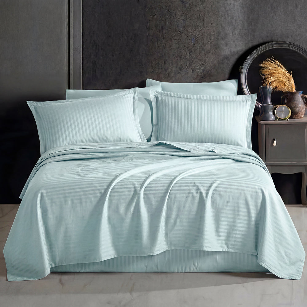 PACHA HOME SET STRIPES BED SHEETS