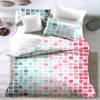 غطاء سرير صيفي باشا هوم طراز اس سي ام اف +2 غطاء وسادة 50*70