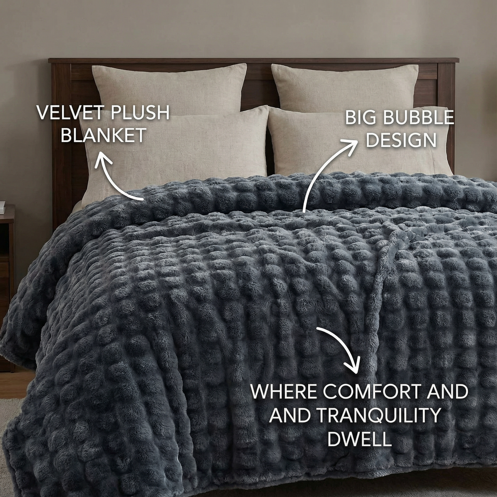 بطانية فقاعات كبيرة من باشا هوم