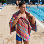 Pacha Home multicolor Cotton Beach towel - Size 95 x 175 cm