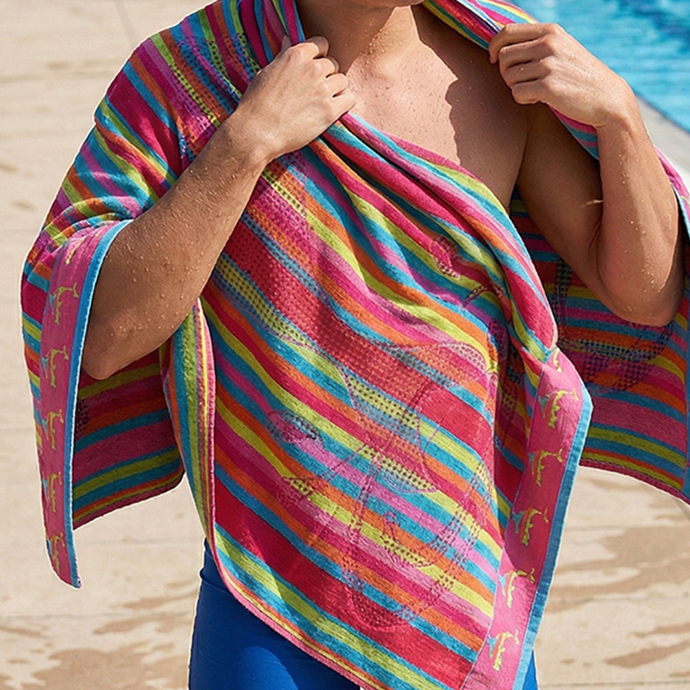 Pacha Home multicolor Cotton Beach towel - Size 95 x 175 cm