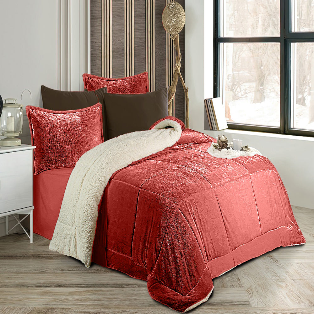 Pacha Home Comforter Sherpa Fur Model Farida