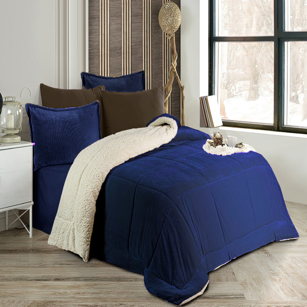 Pacha Home Comforter Sherpa Fur Model Farida