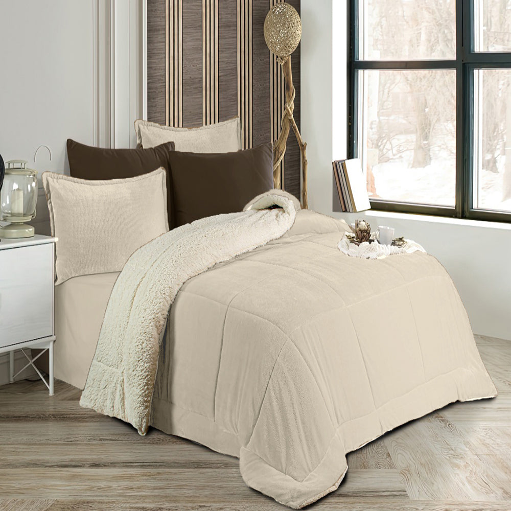 Pacha Home Comforter Sherpa Fur Model Farida