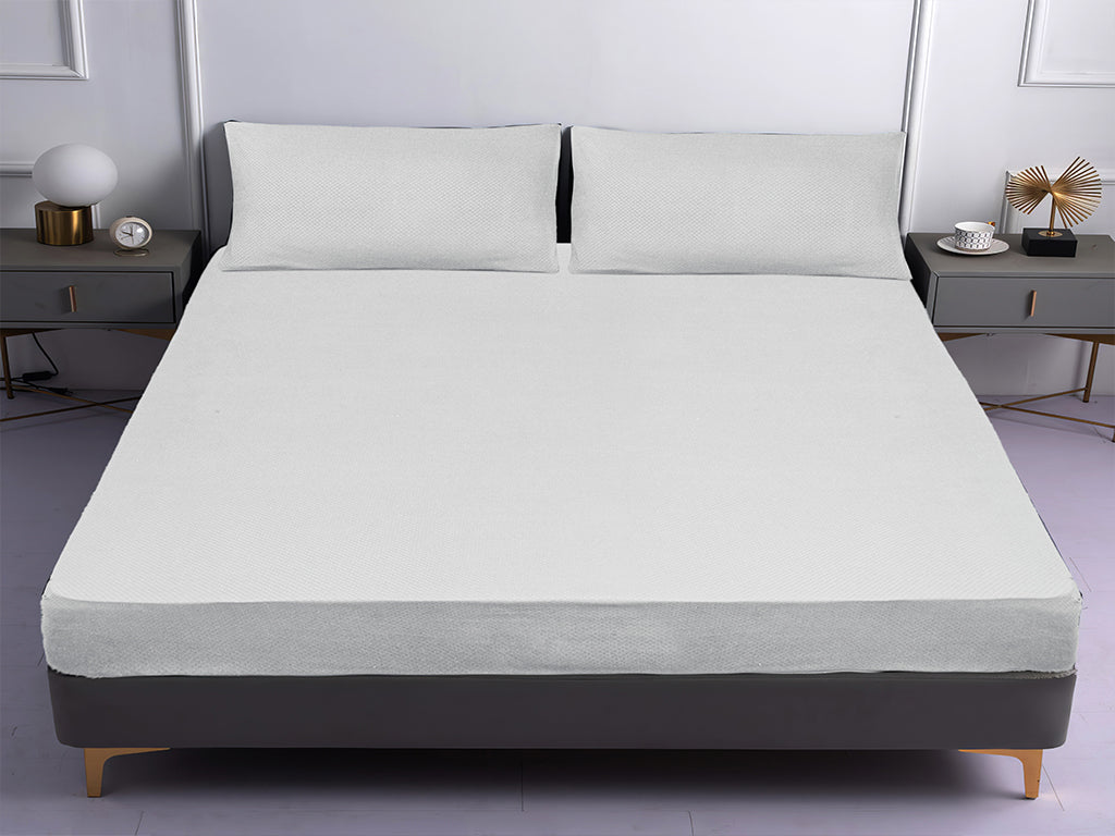 PACHA HOME Embossed Fitted Bed Sheet Model EFMF