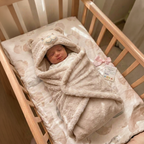 Mora Baby Pompon Bear Blanket Model P86