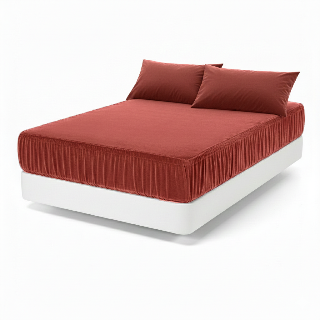PACHA HOME Flannel Fitted Bed Sheets