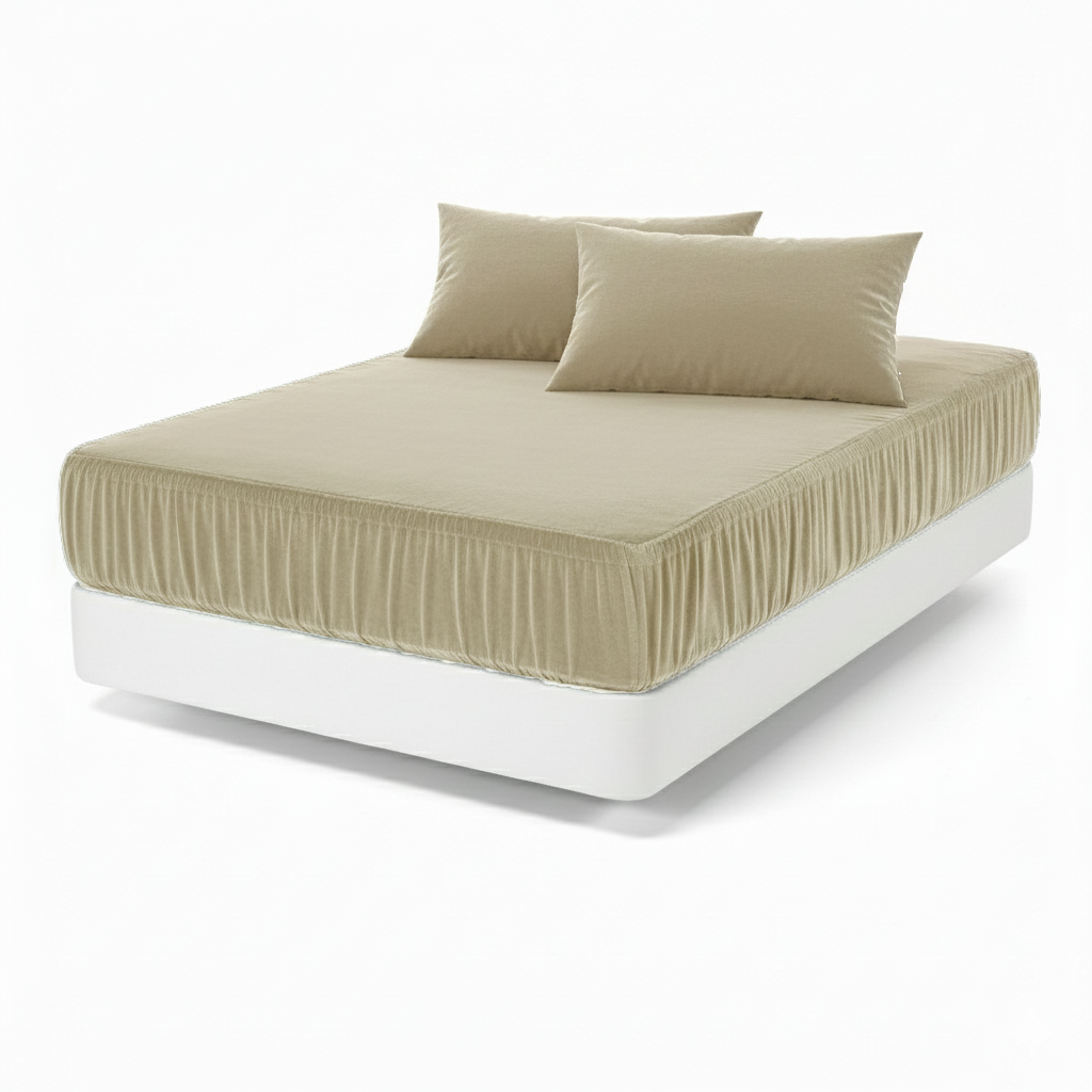 PACHA HOME Flannel Fitted Bed Sheets
