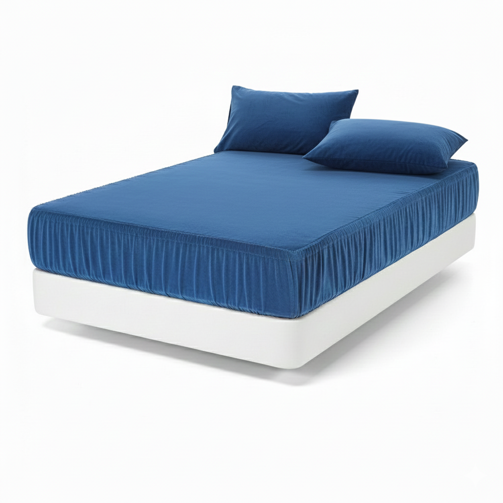 PACHA HOME Flannel Fitted Bed Sheets