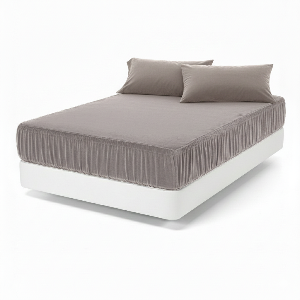 PACHA HOME Flannel Fitted Bed Sheets