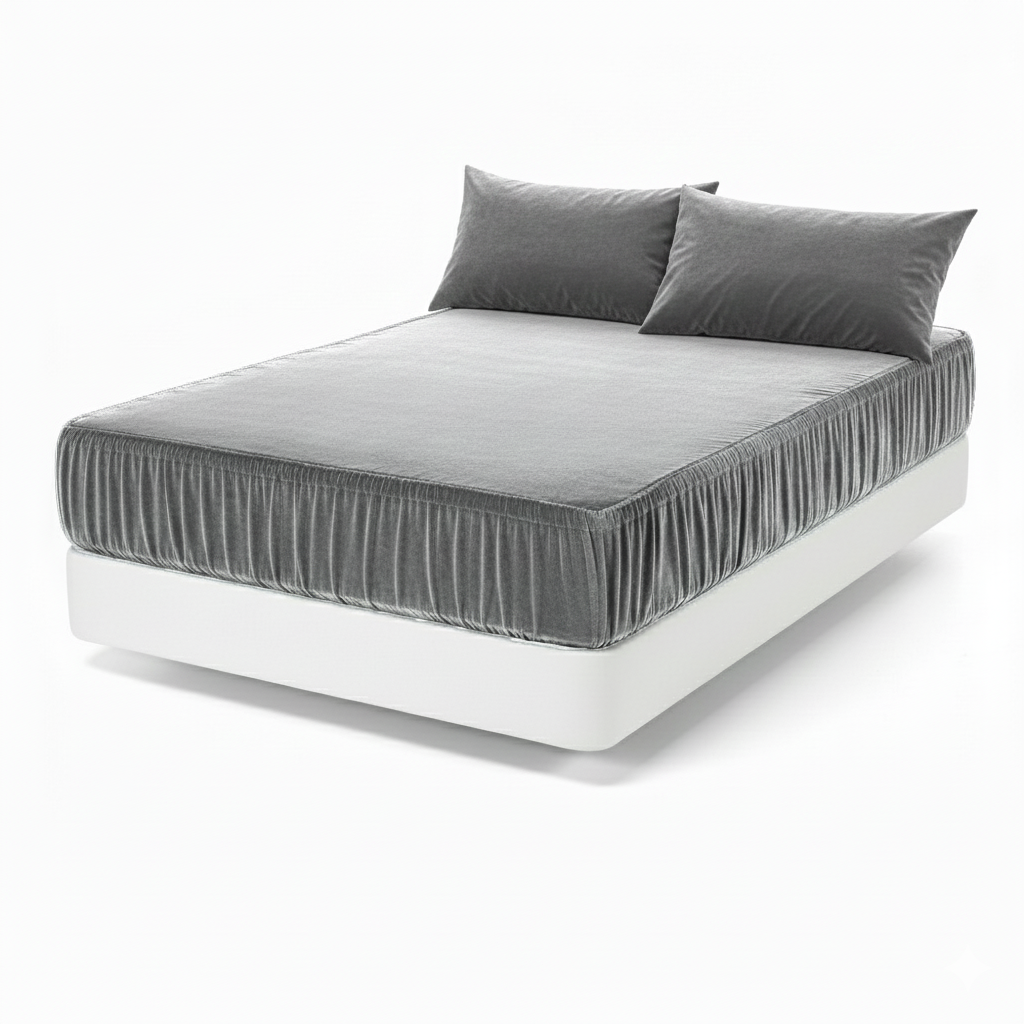 PACHA HOME Flannel Fitted Bed Sheets
