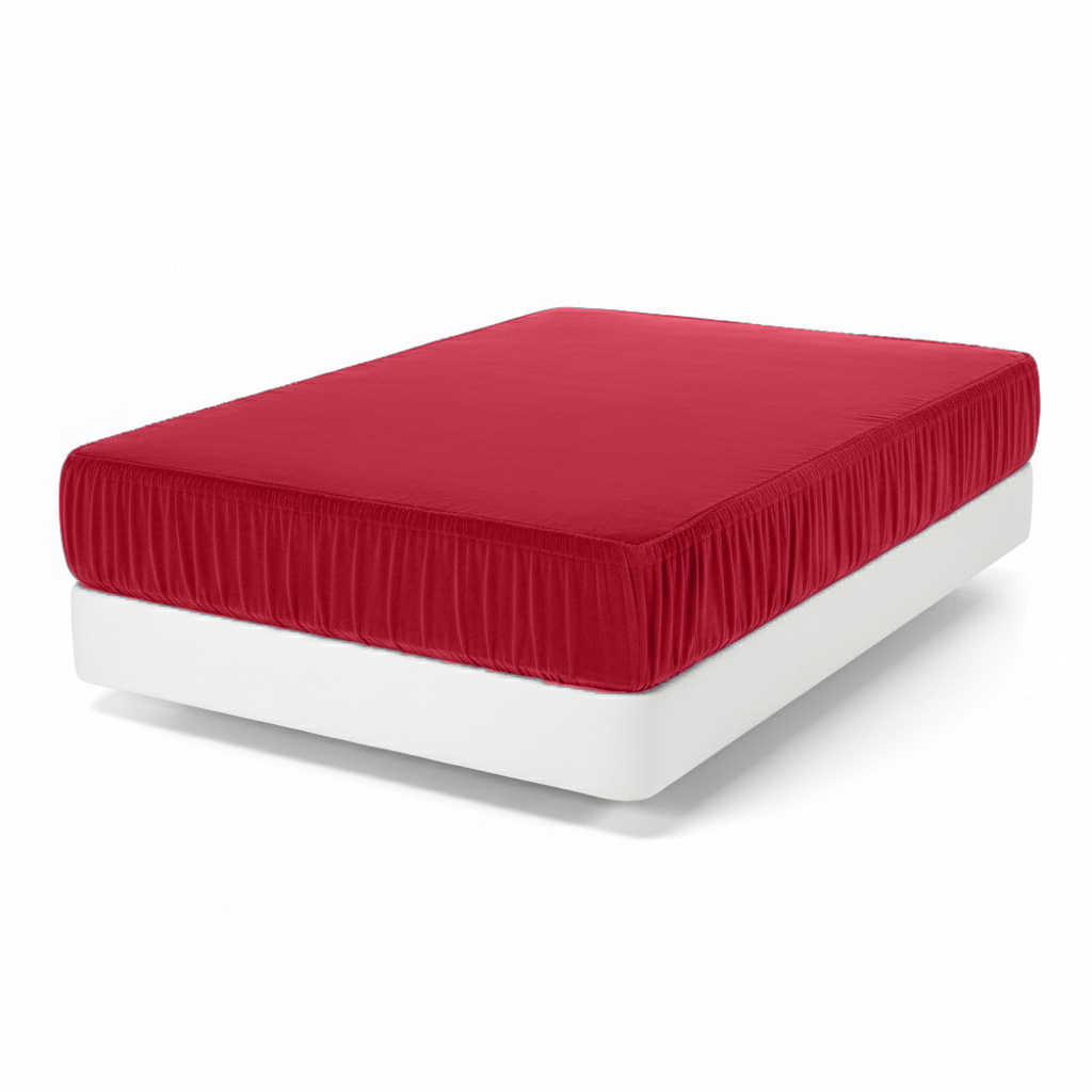 PACHA HOME Flannel Fitted Bed Sheet