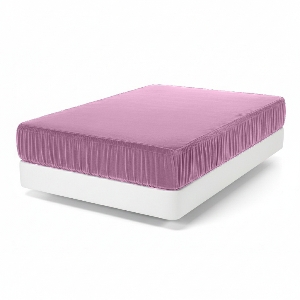 PACHA HOME Flannel Fitted Bed Sheet